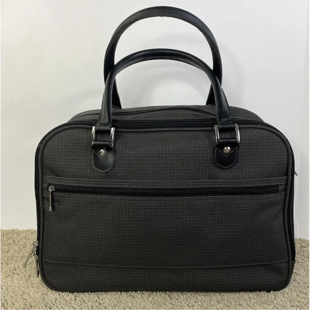 RICARDO Beverly Hills Carry-On Suitcase Satchel‎ Bag Weekender Travel Dark Gray